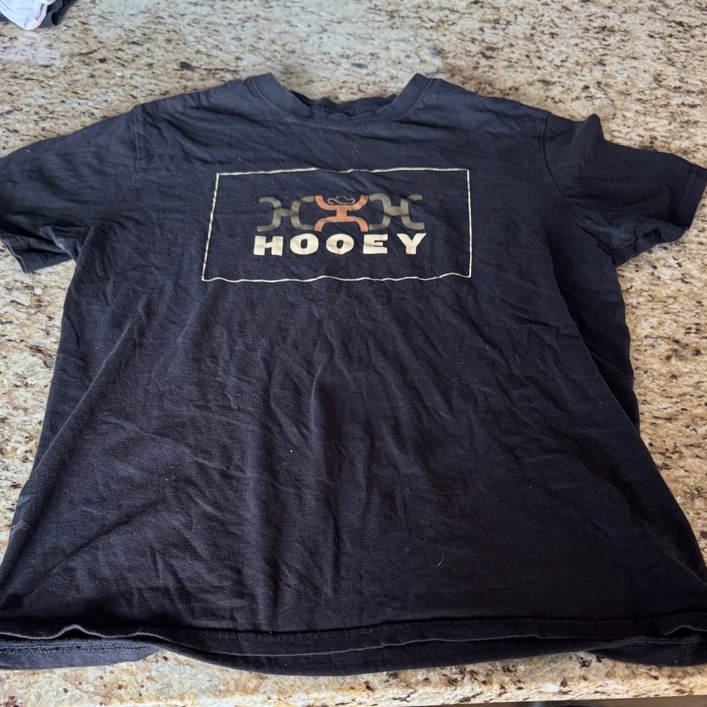Hooey Black Tee with Graphic Logo